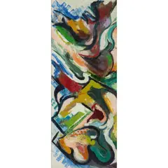 Edward Wolfe, Abstract, oil on board