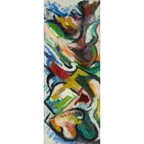 Edward Wolfe, Abstract, oil on board