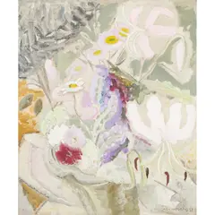 Ivon Hitchens, Spring Flowers, 1932, oil on canvas
