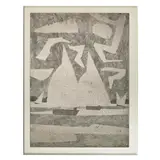 Julian Trevelyan, Spinnakers, 1971, steel plate with etching and soft ground