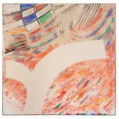 Sandra Blow, Iridescent Wave, 1990, acrylic on canvas