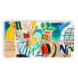 Bryan Ingham, Ost, 1986, collage on card and board
