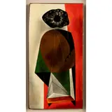 Clarke Hutton, Anthropomorphic Figure, 1973, oil on panel