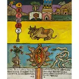 Alan Davie, Sacred Cow Meditation No.2, opus G.1920, 1985