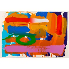 Albert Irvin, Rutland, 1990, screenprint on paper