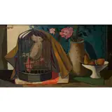William Crosbie, STILL LIFE WITH COCKATOO, c.1955, oil on canvas