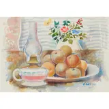 William Crosbie, WALNUT, PARAFFIN AND RUSSETS, watercolour