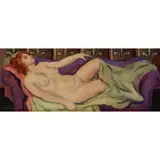 William Crosbie, RECLINING FIGURE, oil on board