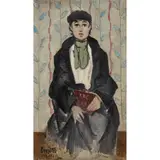 JENNY MURRAY by William Crosbie, oil on canvas laid on board, sold Jul 2021