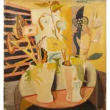 William Crosbie, BINARY (YELLOW STILL LIFE), oil on board