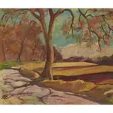 William MacTaggart, TREE ON A COUNTRY ROAD