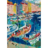 ST TROPEZ by LeRoy Neiman, Screenprint, sold Jul 2021
