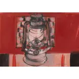 David M. Martin, THE OIL LAMP, mixed media