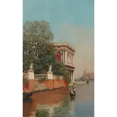 J Warren Sheppard, VENICE, oil on canvas