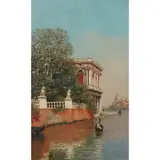 J Warren Sheppard, VENICE, oil on canvas
