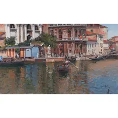 Jose Luis Checa Galindo, VENECIA, oil on board