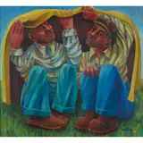 Jonathan Robertson, SHELTER, oil on canvas