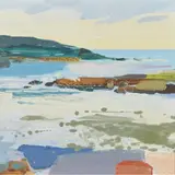 Shona Barr, ARRAN SHORELINE, 1994, oil on canvas