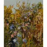Perpetua M. Pope, COTTAGE GARDEN, oil on canvas