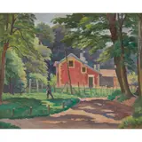 Ethelbert White, THE RED HOUSE NEAR BIEVRE, PARIS