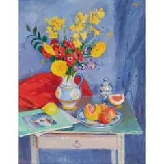 Norman Edgar, PRIMARY COLOURS, oil on canvas