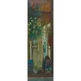 William Birnie, LA PARISIENNE, oil on board