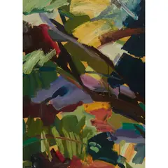 Shona Barr, FOREST SUNLIGHT, 1990, oil on canvas