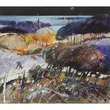 James S Davis, MILPORT ECLIPSE, acrylic on panel