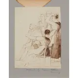 David Wilkie, DANCERS, 1829, Ink and wash,