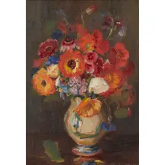 Kate Wylie, ANENOMES, oil on canvas