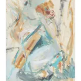 Irene Leslie Main, CELLIST, mixed media