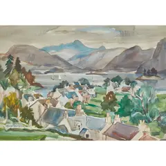 Adam Bruce Thomson, PLOCKTON AND LOCH CARRON, watercolour
