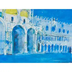Ann Oram, ARCHWAYS, VENICE, mixed media on paper