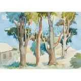 William Crosbie, TREES, watercolour