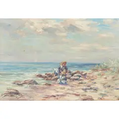 J. C. Gray, THE TIDE POOL, oil on canvas