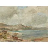 GREY SKIES by James Lawton Wingate, oil on canvas, sold Mar 2021