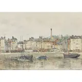 Jules Lessore, FRENCH HARBOUR, watercolour