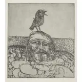 John Bellany, RAISED BEACH, etching