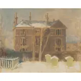 Margaret Thomas, WINTER GARDEN, oil on canvas