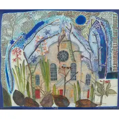 CANONGATE CHURCH IN JANUARY by Sylvia von Hartmann, mixed media, sold Mar 2021