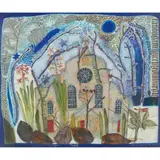 Sylvia von Hartmann, CANONGATE CHURCH IN JANUARY, mixed media