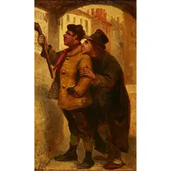 William Weekes, THE SWEEP, oil on board, and another, a pair (2)