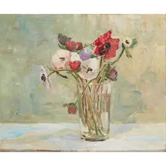 STILL LIFE by Edward Drummond Young, oil on board, sold Mar 2021