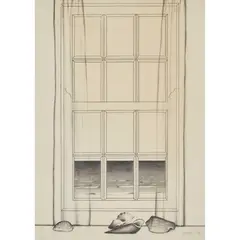 Jack Knox, CORNISH WINDOW, graphite