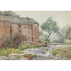 Robert Dickie Cairns, LINCLUDEN MILL HOUSE, watercolour