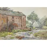 Robert Dickie Cairns, LINCLUDEN MILL HOUSE, watercolour