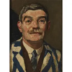 William Strang, SELF-PORTRAIT, 1914, Oil on canvas laid on board