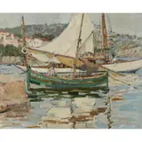 Jeka Kemp, A MIDI HARBOUR, oil on board