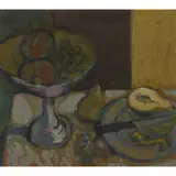 William Senior, STILL-LIFE WITH PEARS, Oil on board