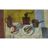 William Senior, GOOD MORNING, TABLE, oil on board